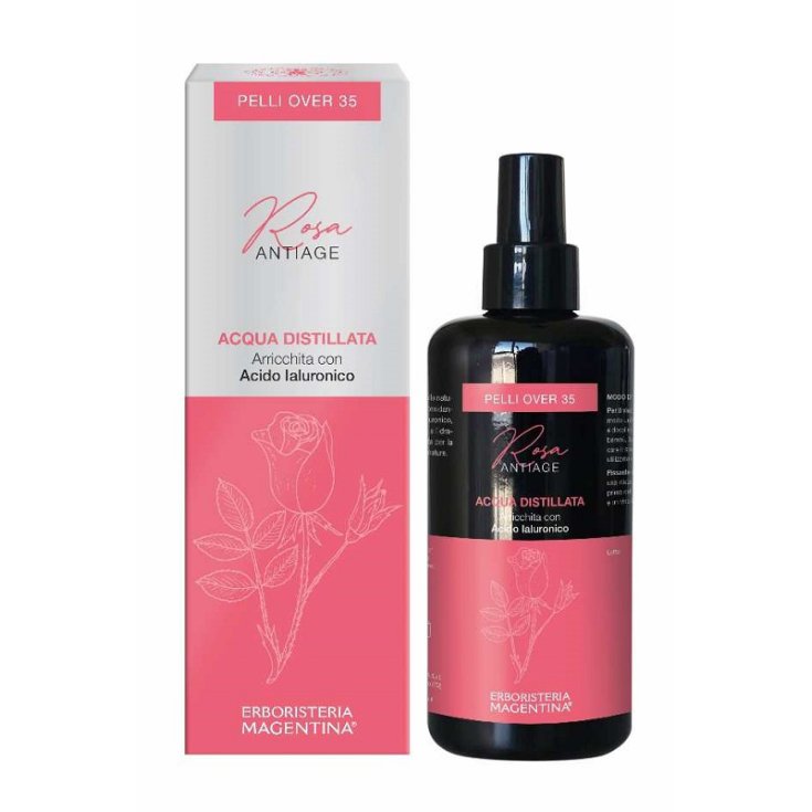 ACQUA DISTILLATA ROSA ANTIAGE ERBORISTERIA MAGENTINA&reg; 200ml