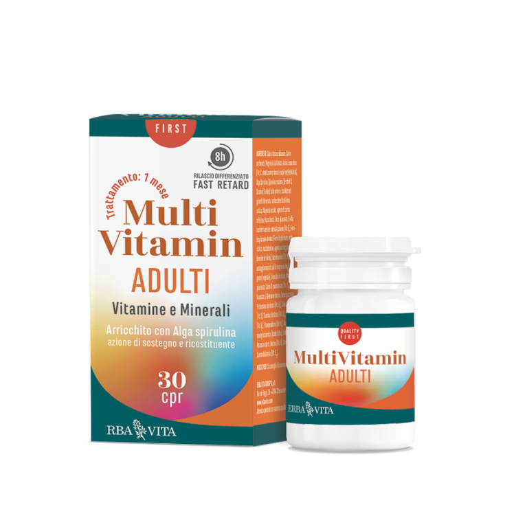 Multivitamin&nbsp;Adulti Erba Vita 30 Compresse