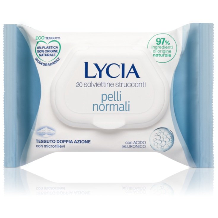 Salviettine Struccanti Pelli Normali Lycia 20 Pezzi