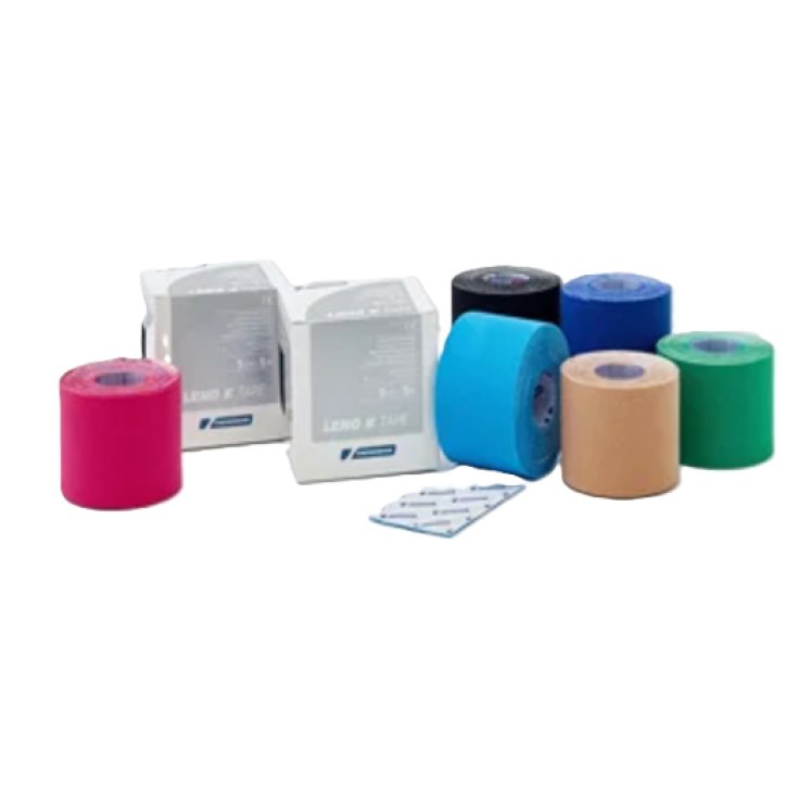 Bendaggio Funzionale Rosa LENO K TAPE 5mx5cm MOVE & FIND