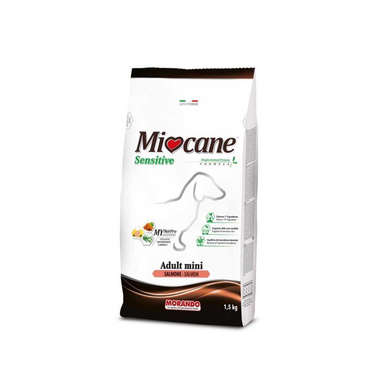 Crocchette Adult Mini&nbsp;Salmone Miocane 1,5Kg