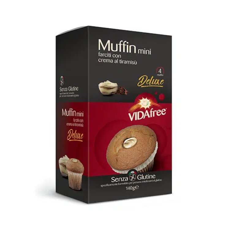 Muffin Mini Crema Al Tiramis&ugrave; Vidafree 140g