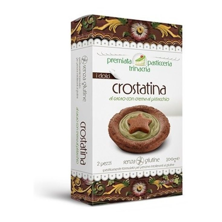Crostatina Al Cacao Con Crema Pistacchio Premiata Pasticceria Trinacria 100g