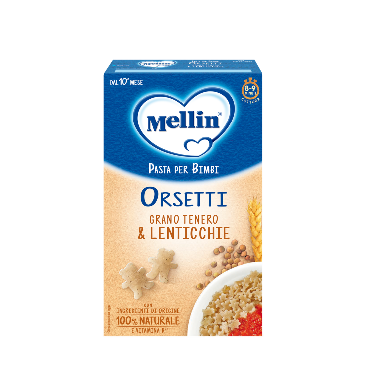 Orsetti Grano Tenero & Lenticchie Mellin 280g