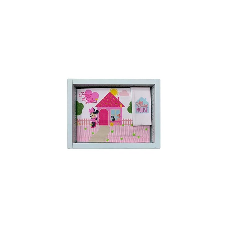 Completo 3pz culla carrozzina Disney Minnie