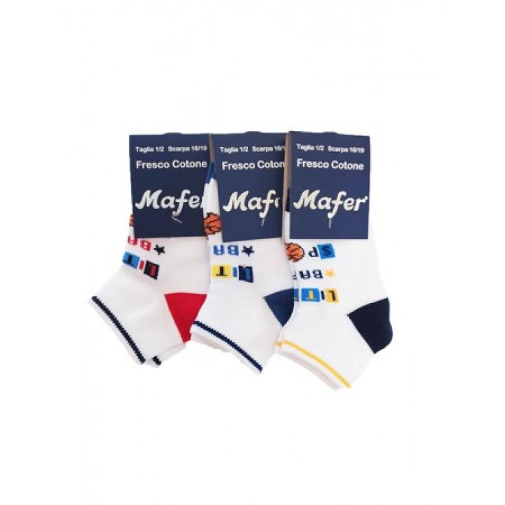 Calzini Fresco Cotone Bambini Baby Distribution Set Con 3 Pezzi