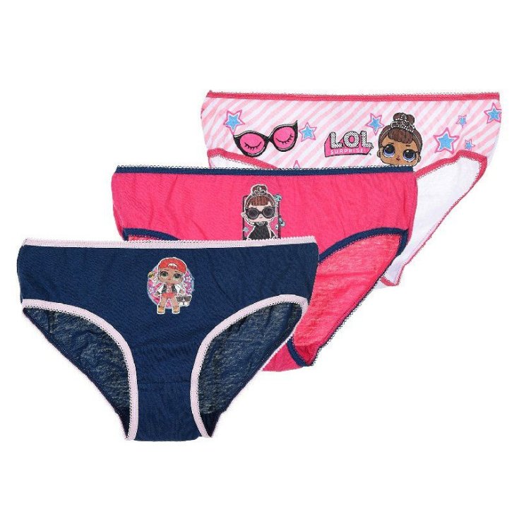 Tris Slip Mutandina Bimba Bambina L.O.L. Surprise!