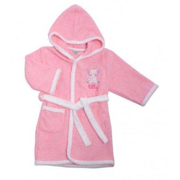 Accappatoio Bimba Spugna Cotone Neonato