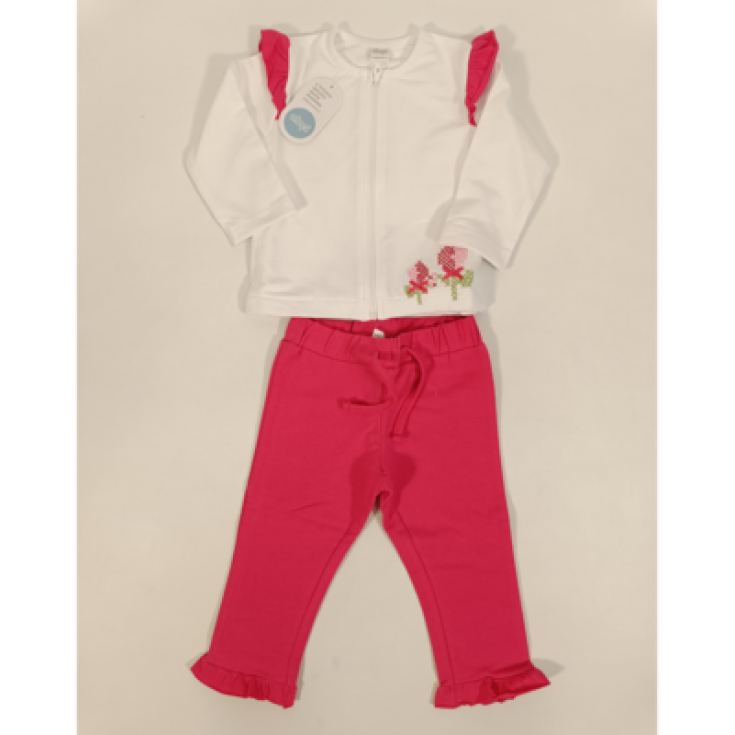 Ellepi Completo 2 Pezzi Bianco E Rosso 6 M Baby Distribution 1 Set