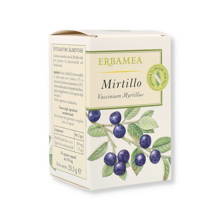 Mirtillo Erbamea 50 Capsule Vegetali