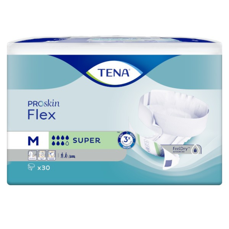 Pannolone Proskin Flex Super Tena Taglia M 30 Pezzi