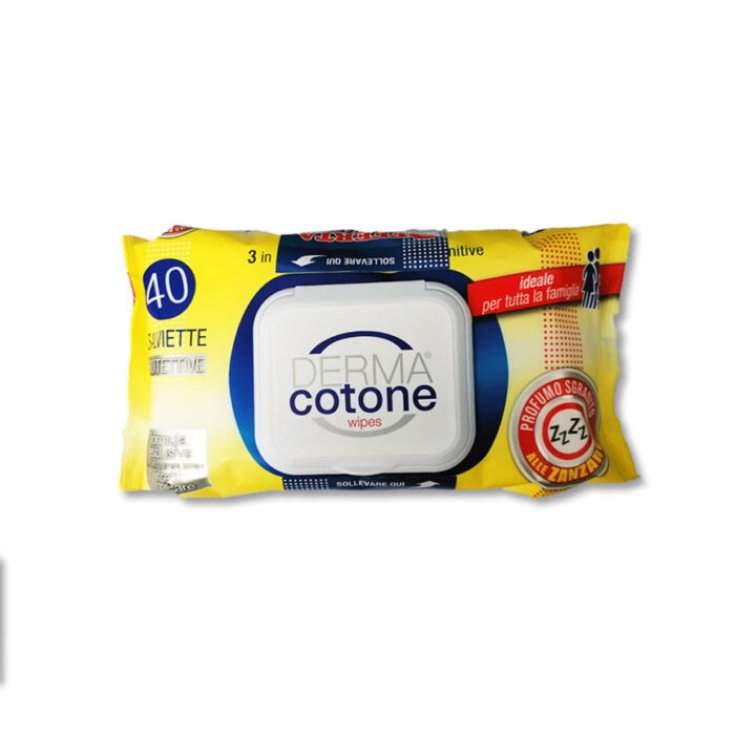 Salviette Anti Zanzare DermaCotone 40 Pezzi