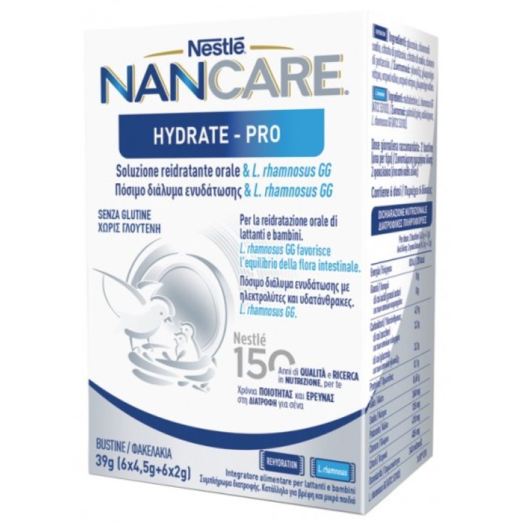 Hydrate Pro Nancare Nestl&egrave; Bustine 39g