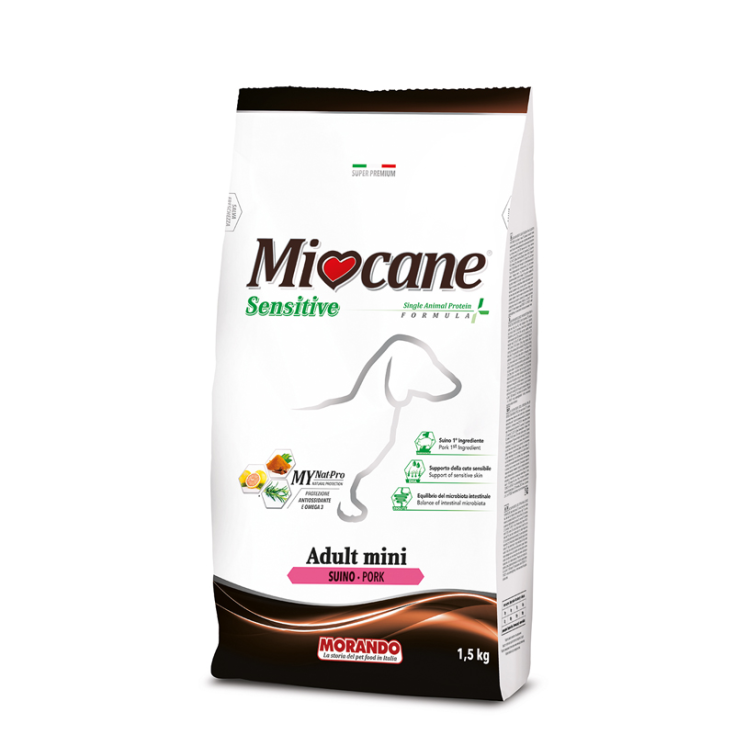 Adult Mini Sensitive Crocchette Suino MioCane Morando 1,5Kg