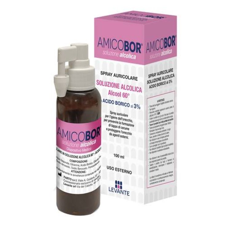 Amicobor Soluzione Alcolica Levante 100ml