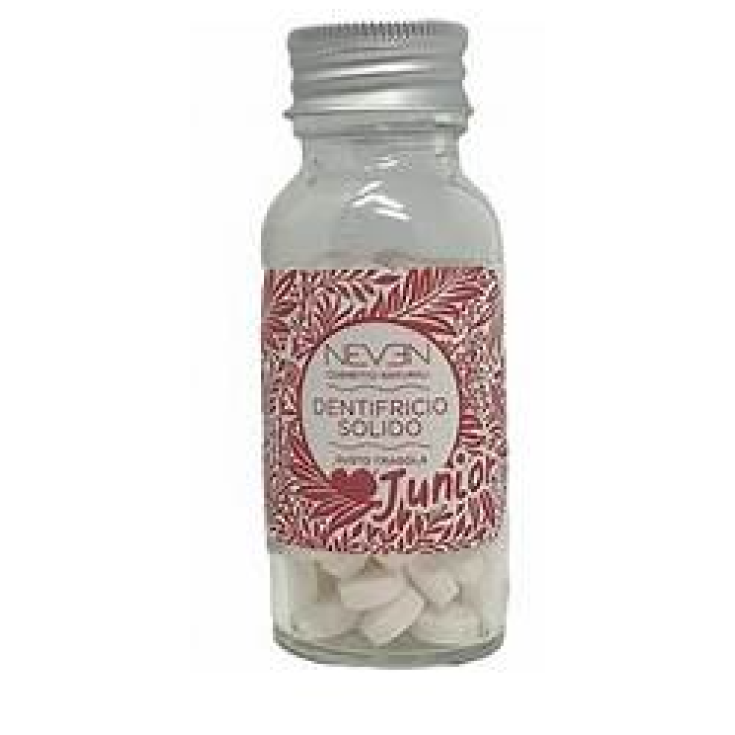 Dentifricio Solido Junior Gusto Fragola Neven 30 Pastiglie