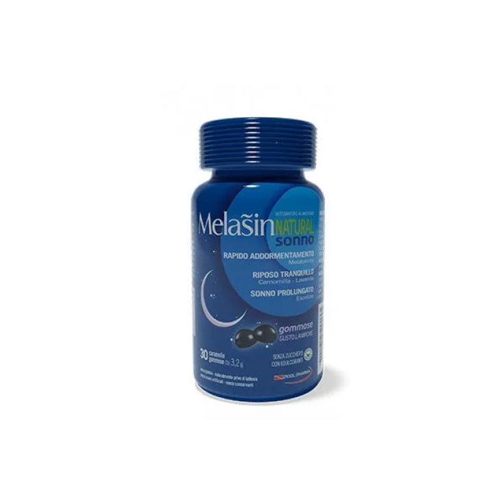 Melasin Natural Sonno 1mg Pool Pharma 30 Pastiglie Gommose