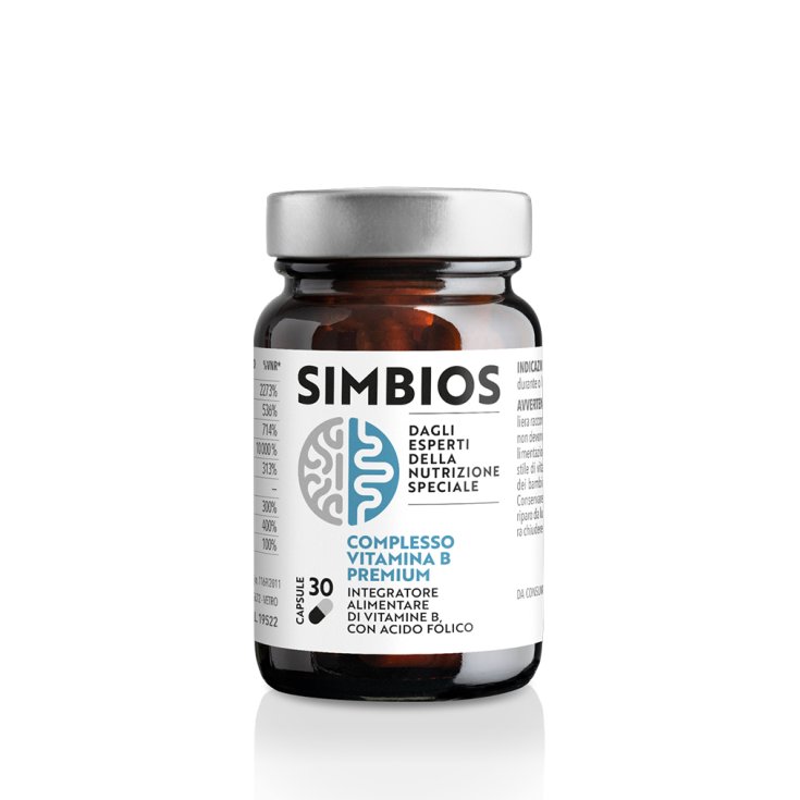 Complesso Vitamina B Premium Simbios 30 Capsule Complesso Vitamina B Premium Simbios 30 Capsule