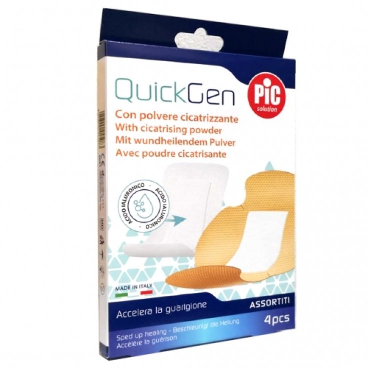 QuickGen Cerotto Cicatrizzante Mix PIC 4 Pezzi