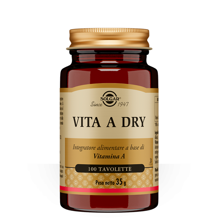 Vita A Dry Solgar 100 Tavolette Vita A Dry Solgar 100 Tavolette
