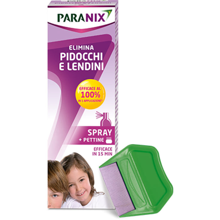 Paranix&nbsp;SPRAY ANTIPDICULARE + PETTINE 100ML