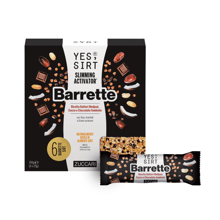 YES SIRT BARRETTE DATTERI/COCCO/FONDENTE ZUCCARI