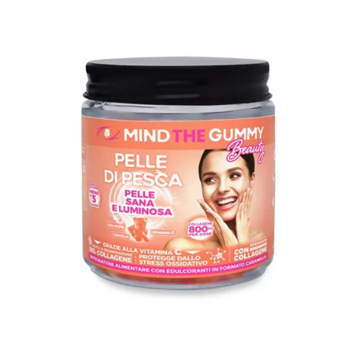 Pelle di Pesca Mind The Gummy 30 Pastiglie Gommose