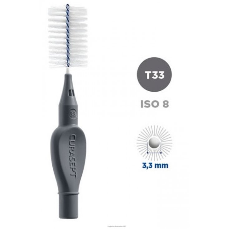Proxi T-33 Scovolini Antracite Curasept 6 Pezzi