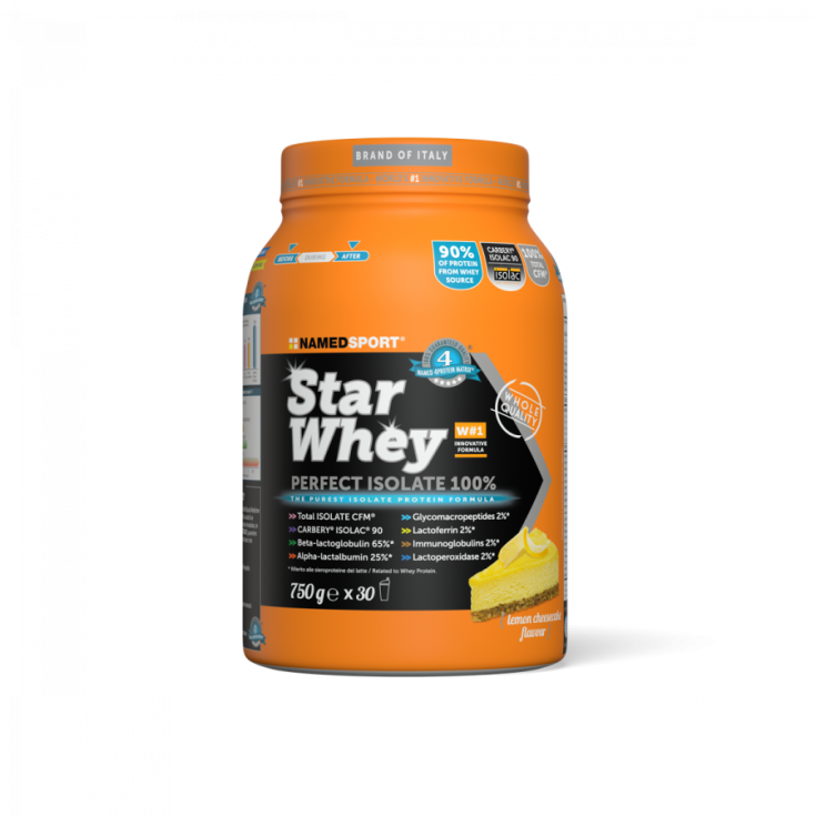 Star Whey Isolate Lemon Cheesecake NamedSport 750g Promo