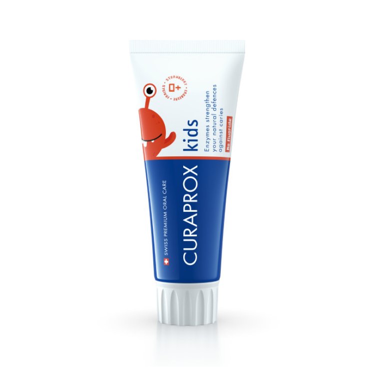 Dentifricio Fragola Senza Fluoro Curaprox Kids 60ml