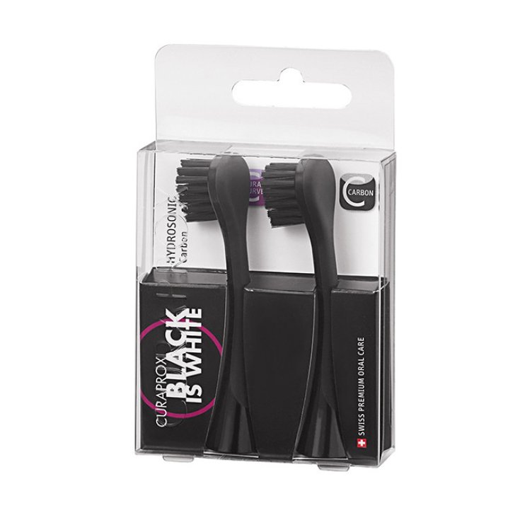 Black Is White Carbon Duo Curaprox 2 Pezzi