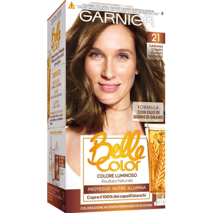 Belle Color Castano Chiaro Dorato Naturale 21 Garnier 1 Kit