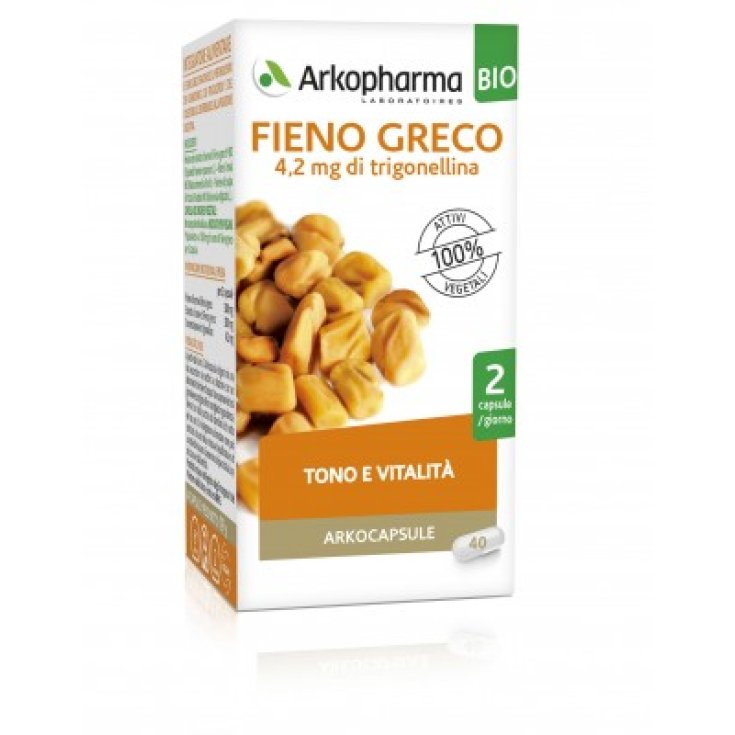 Arkocapsule BIO Fieno Greco Arkopharma 40 Capsule