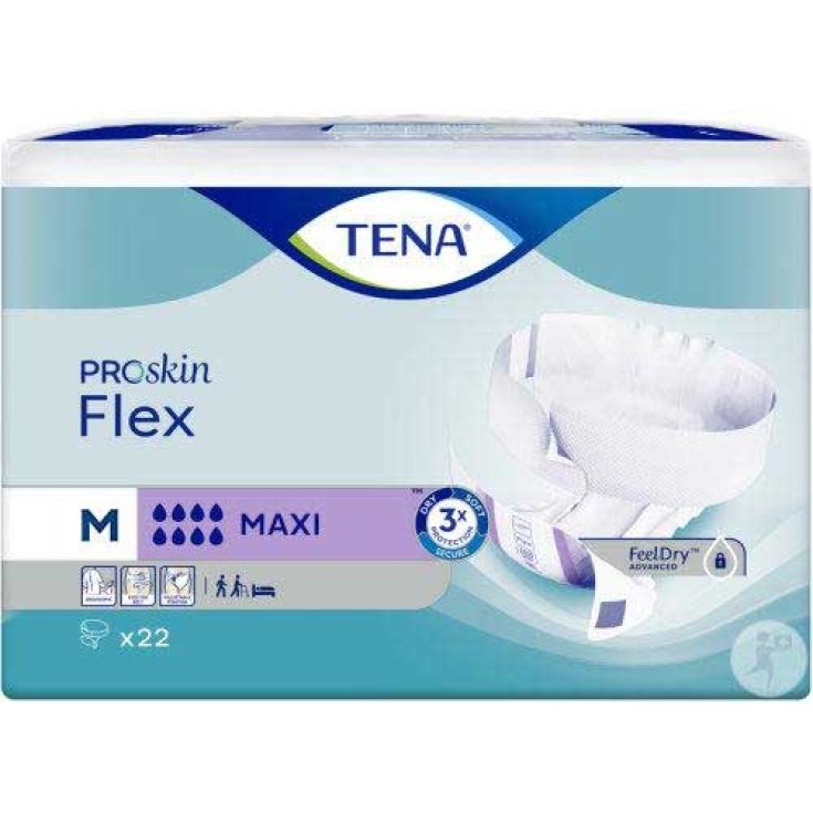 TENA&reg; FLEX MAXI M 22 Pezzi