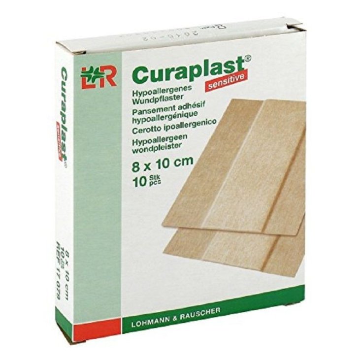 Curaplast Sensitive Strips 8x10cm Lohman & Rauscher 10 Pezzi