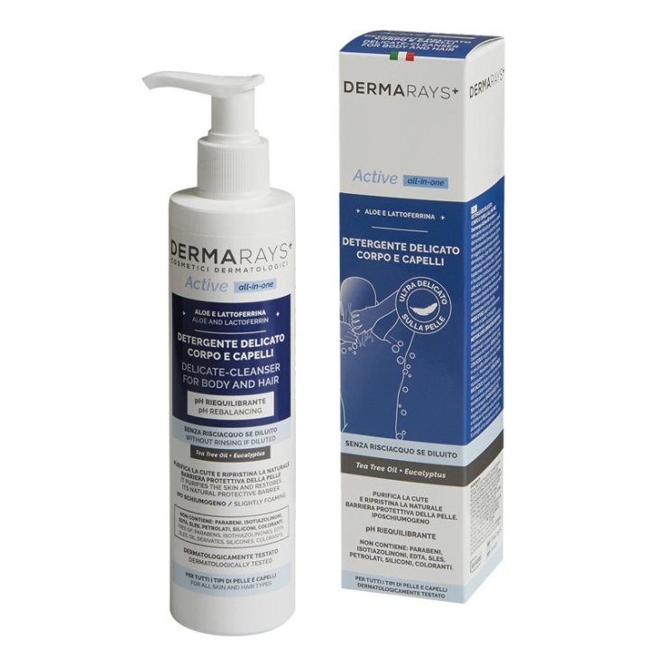 Active all-in-one Detergente Corpo Capelli DermaRays 250ml
