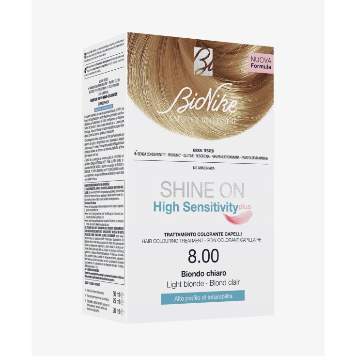 Shine&nbsp;On&nbsp;High Sensitivity Plus BioNike 8.00 Biondo Chiaro