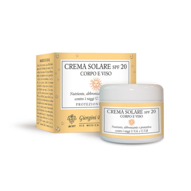 Crema Solare SPF20 Corpo E Viso Dr. Giorgini 100ml