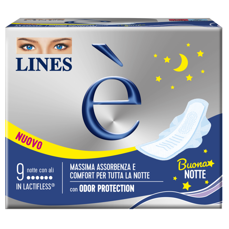 Assorbente Notte Carry Pack Lines &egrave; 9 Pezzi
