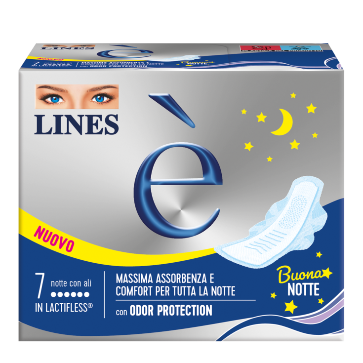 Assorbente Notte DownCount Lines &egrave; 7 Pezzi