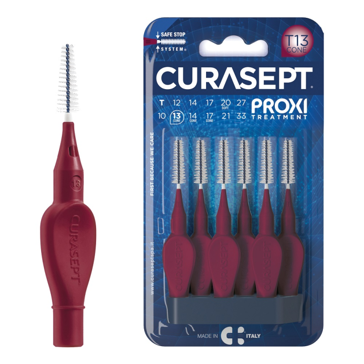 Scovolino Proxi Treatment T13 Cone Bordeaux Curasept