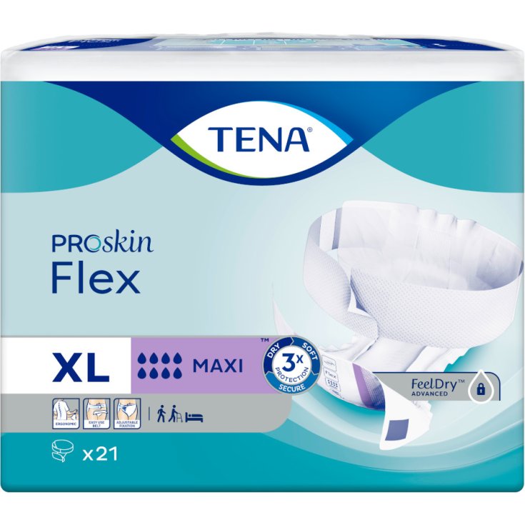 Pannolino Mutandina Flex Maxi Exra Large Tena 21 Pezzi