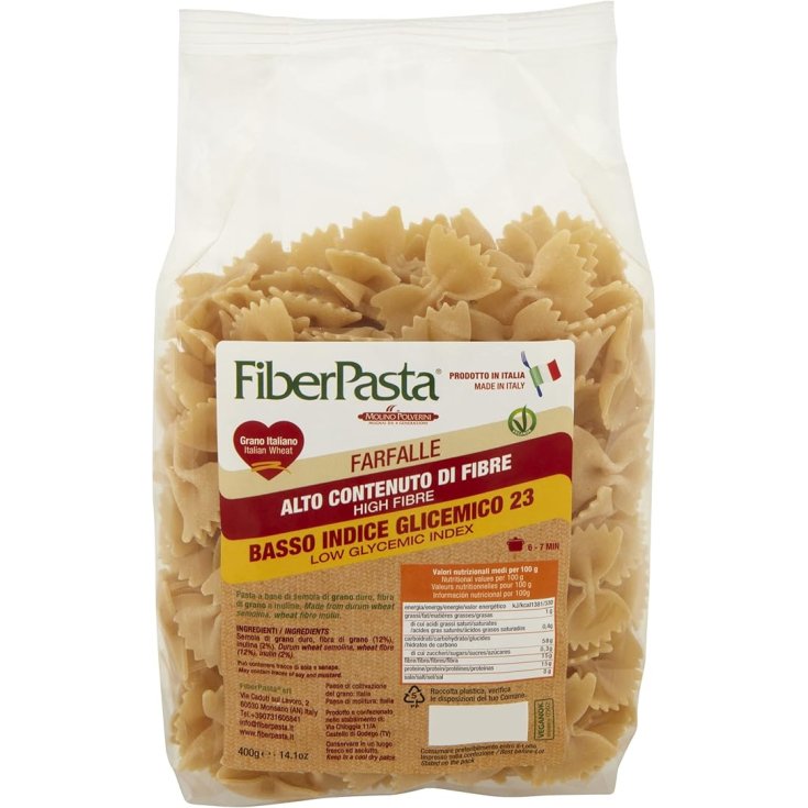 Farfalle Basso Indice Glicemico 23&nbsp;FiberPasta 400g