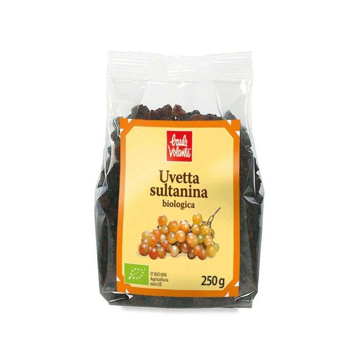Uvetta&nbsp;Sultanina Biologica Baule Volante 250g