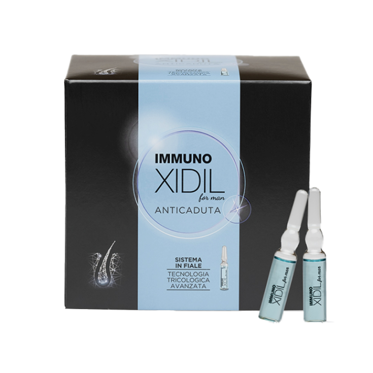 IMMUNO XIDIL&reg; UOMO COFANETTO Morgan Pharma 8 Fiale