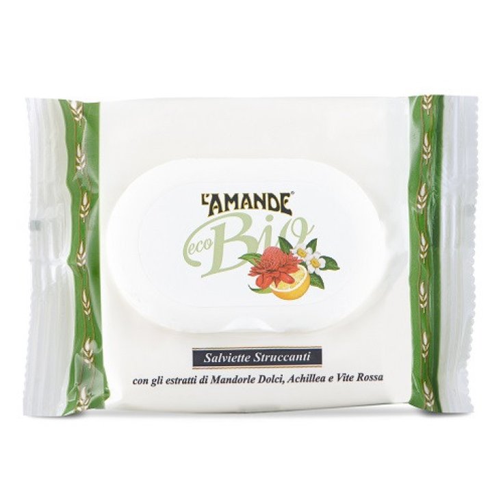 Salviette Struccanti Eco Bio L'Amande 25 Pezzi