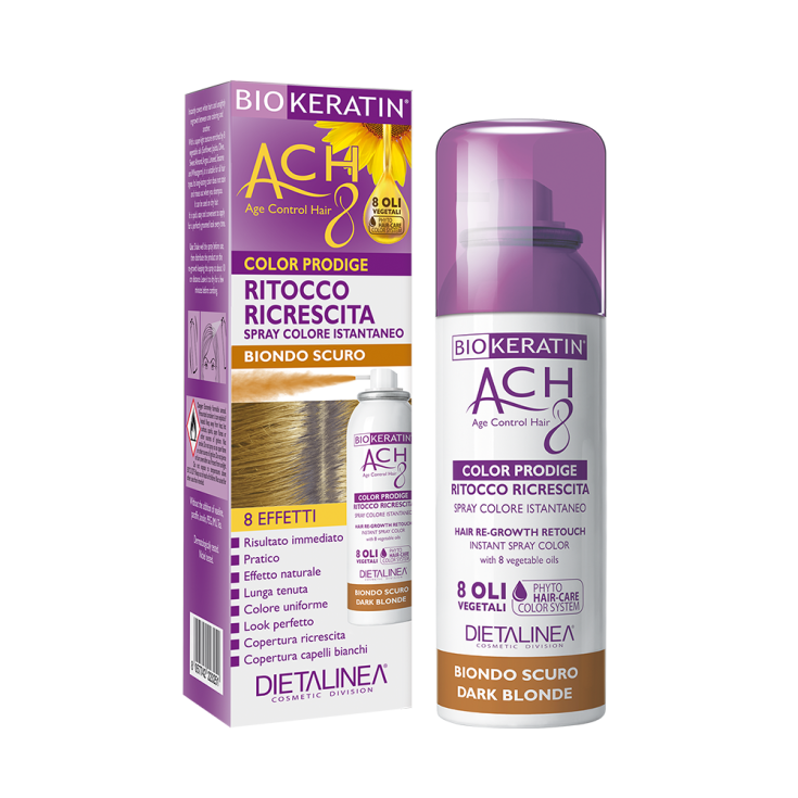 Biokeratin Ach8 Ritocco Ricrescita Biondo Scuro Dietalinea 75ml