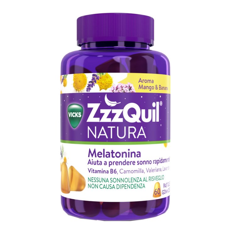 ZzzQuil Natura Mango&Banana Vicks 60 Pastiglie