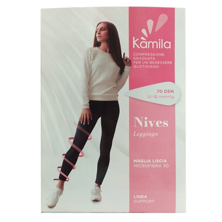 Nives Leggins Microfibra 70 Den Nero Kamila Tg.5