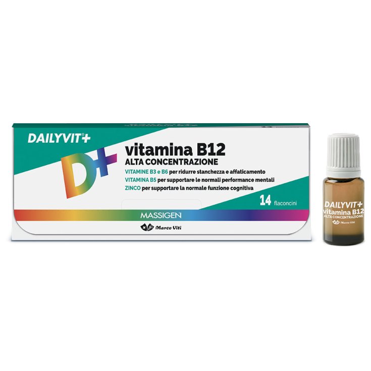 Vitamina B12 DailyVit+ Massigen 14 Flaconcini Vitamina B12 DailyVit+ Massigen 14 Flaconcini